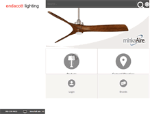 Tablet Screenshot of endacottlighting.com